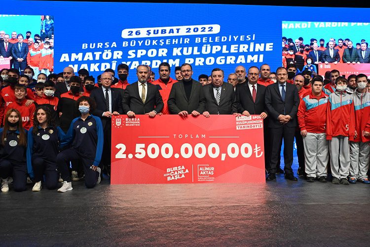 Bursa Büyükşehir’den amatör spora büyük destek