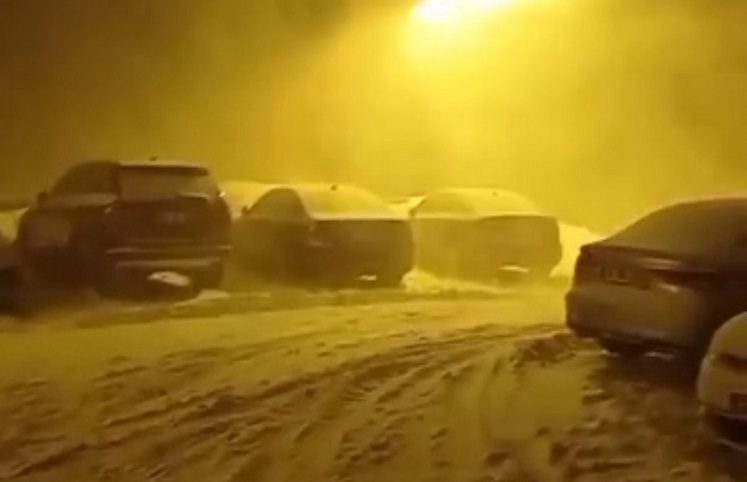 Uludağ’da kar fırtınası etkili oldu