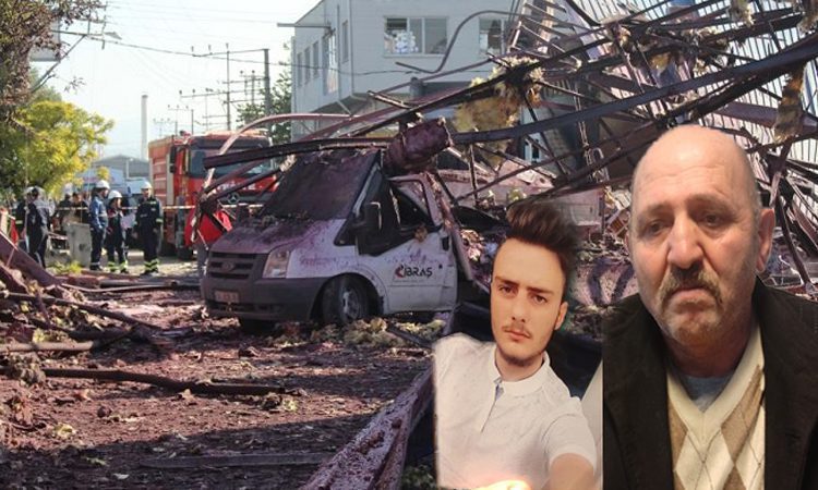 Bursa’da patlamada oğlu ölen babaya haciz şoku