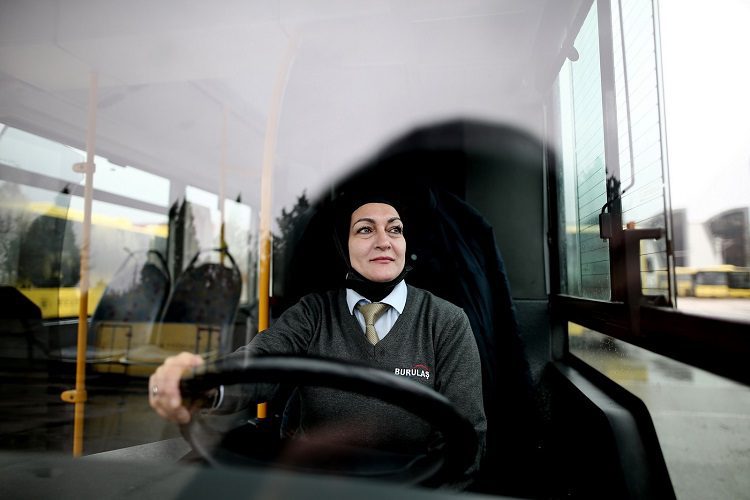 Bursa’nın kadın otobüs şoförü