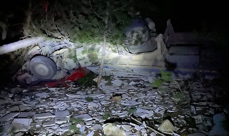 Bursa’da mermer yüklü TIR takla attı