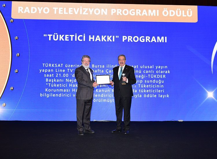 Line TV’de yayınlanan programa ödül