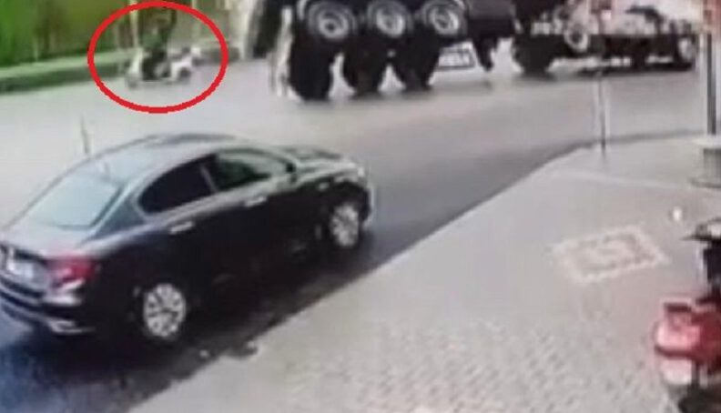 Bursa’da facia böyle teğet geçti