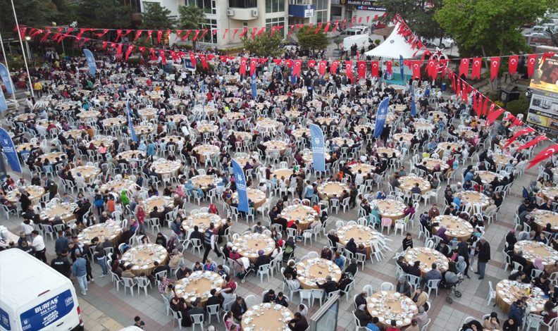Orhangazi ve Yıldırım’da eş zamanlı iftar