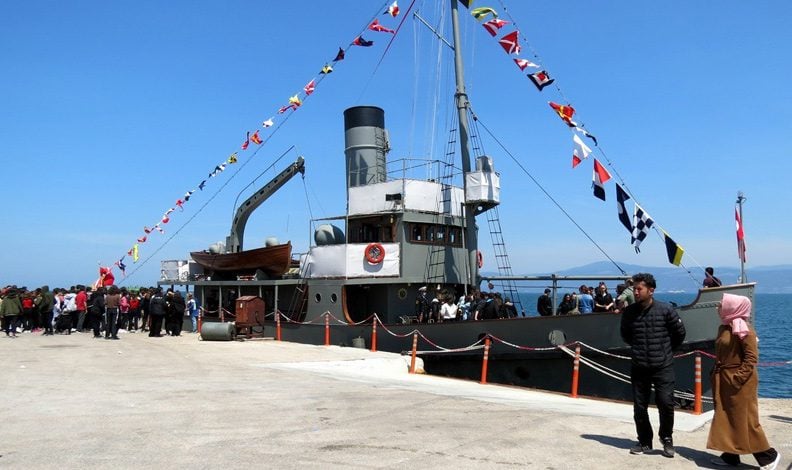 Nusret Mayın Gemisi Mudanya’ya demir attı