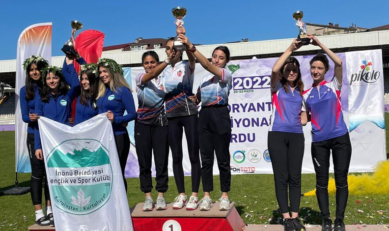 İnegöl Belediyespor oryantiringde şampiyon