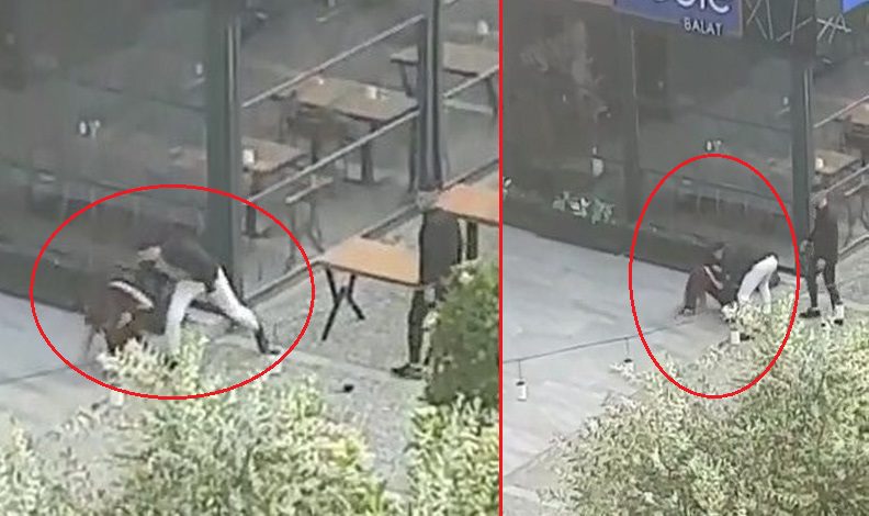 Bursa’da kadına şiddet! Yere düştü, vurmaya devam etti