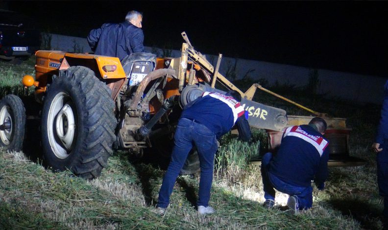 Makinenin fırlattığı taş öldürdü