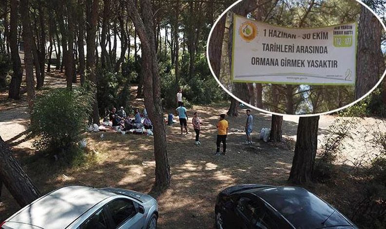 Bir ilde ormanlara girişler yasaklanıyor