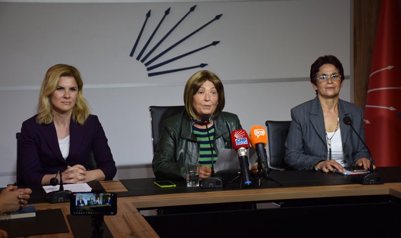 CHP’li kadınlardan 81 ilde eş zamanlı açıklama