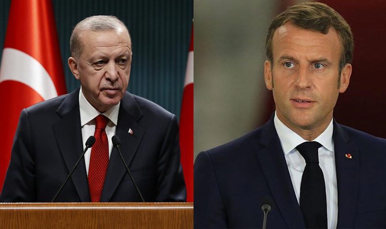 Cumhurbaşkanı Erdoğan Macron ile görüştü