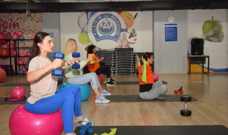 Bursa Yıldırım’da kadınlara özel spor salonu