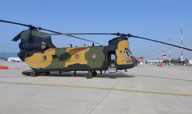 Uçan kule ‘Chinook’ göreve başladı