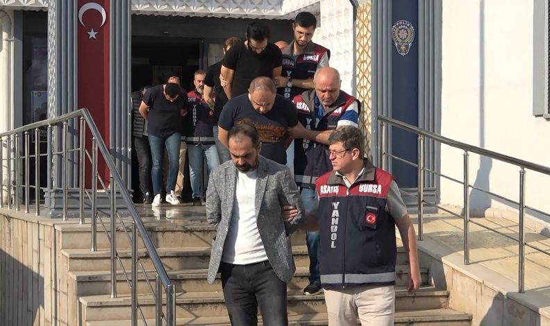 Organize suç çetesinin üyeleri adliyeye sevk edildi