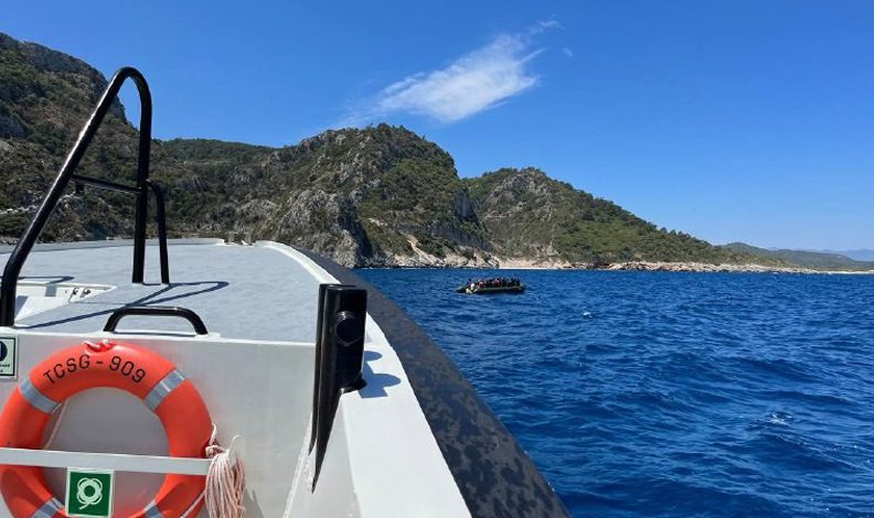 Aydın’da 39 düzensiz göçmen kurtarıldı
