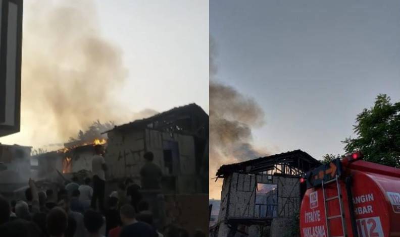 Bursa’da tarihi bina küle döndü