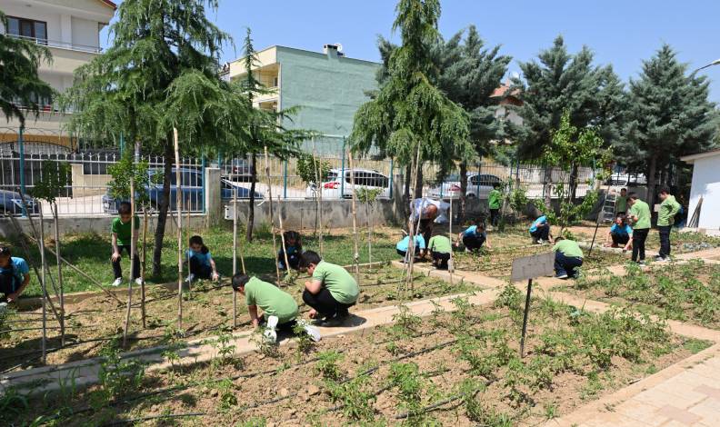 Bursa’da minikler toprakla buluştu