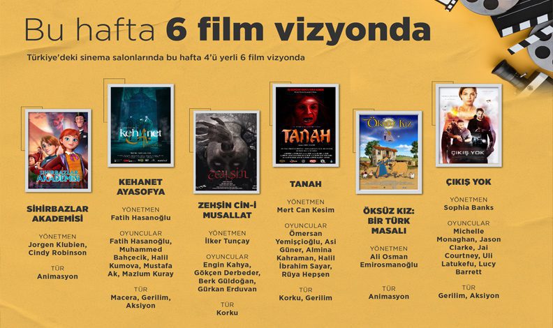 Bu hafta 6 film vizyonda