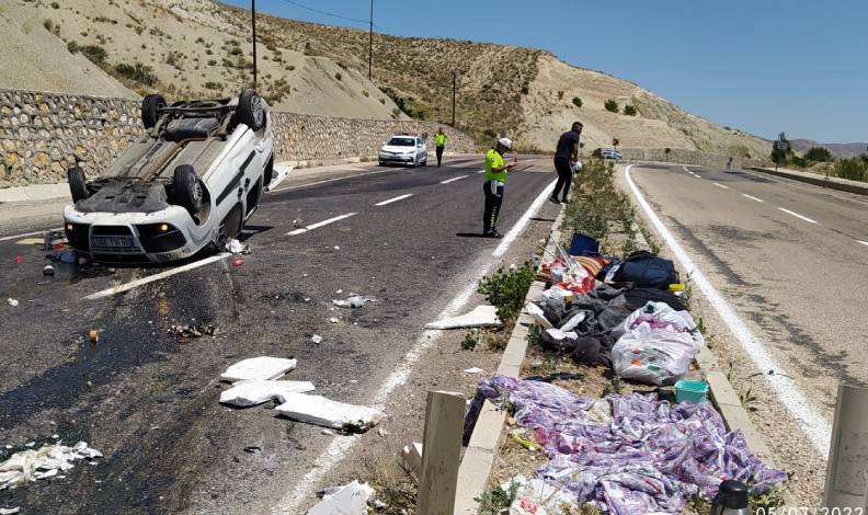 Sivas’ta feci kaza: 5 yaralı