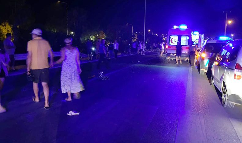 Yaya geçidinde feci kaza