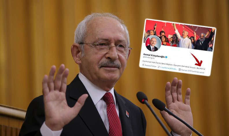 Twitter profiline ‘Bay Kemal’ yazdı