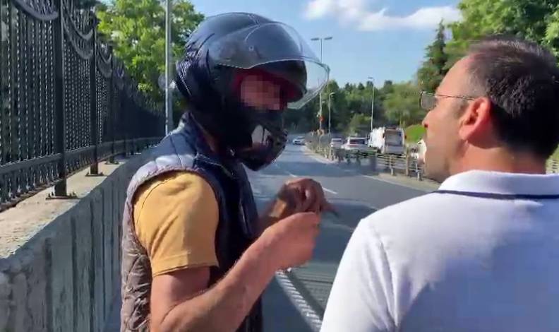 Önce dilendi, sonra tehdit etti