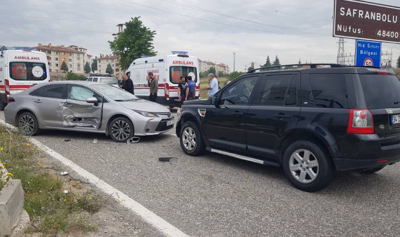 Karabük’te iki ayrı trafik kazası