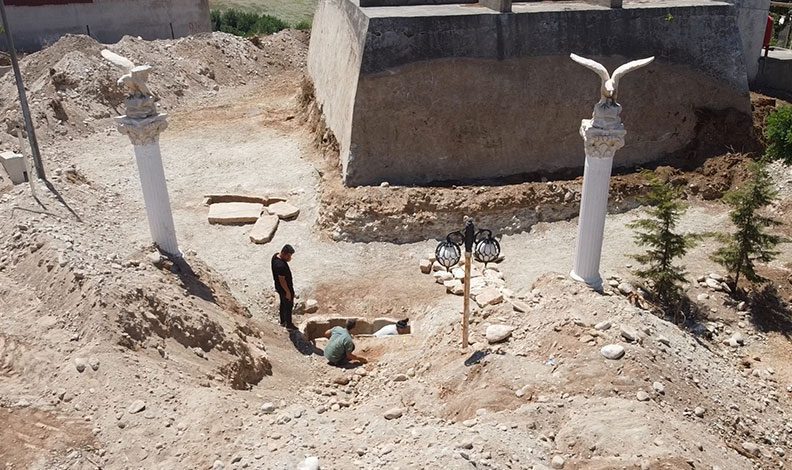 Adıyaman’da Roma Dönemi’ne ait mezarlar bulundu