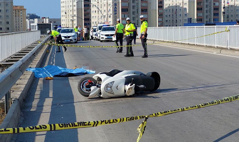 Samsun’da kamyonun çarptığı elektrikli bisikletin sürücüsü öldü