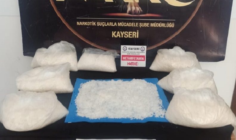 Kayseri’de 4 milyon TL’lik uyuşturucu ele geçirildi
