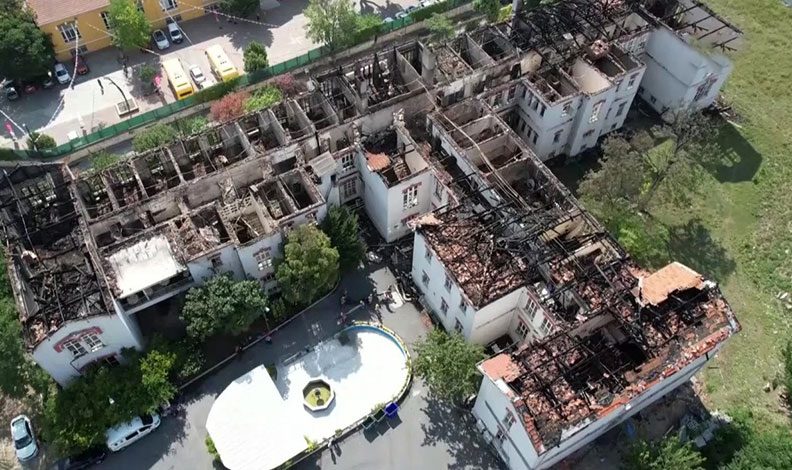 Balıklı Rum Hastanesi’nde çıkan yangına soruşturma