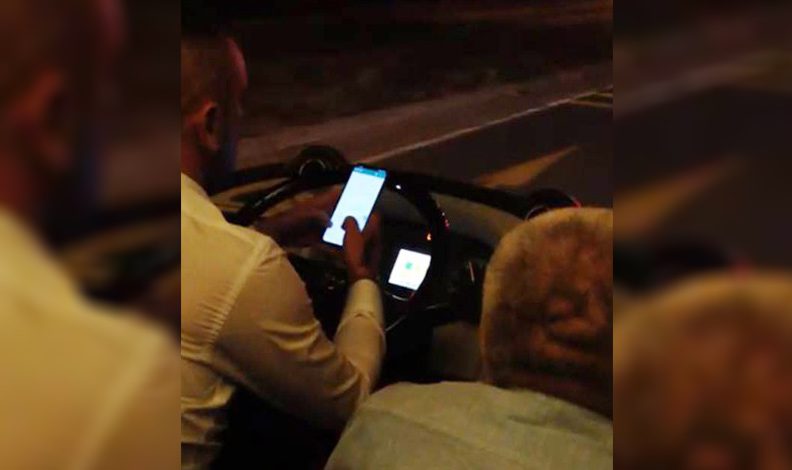 Otobüste mesajlaşan şoföre ceza