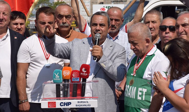 CHP Bursa’dan T2 hattı eleştirisi