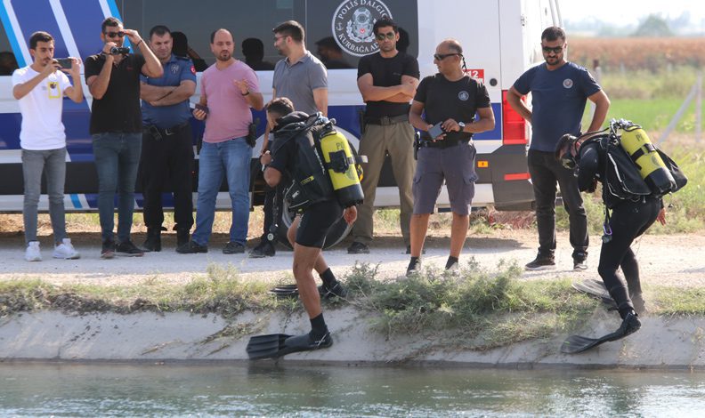 Sulama kanalına giren şahıs kayboldu