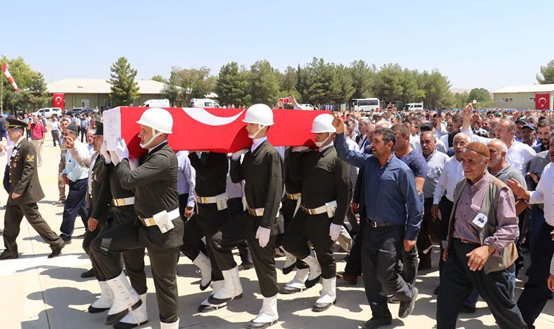 Şehit Teğmen Ömer Bağra için Siirt’te tören düzenlendi