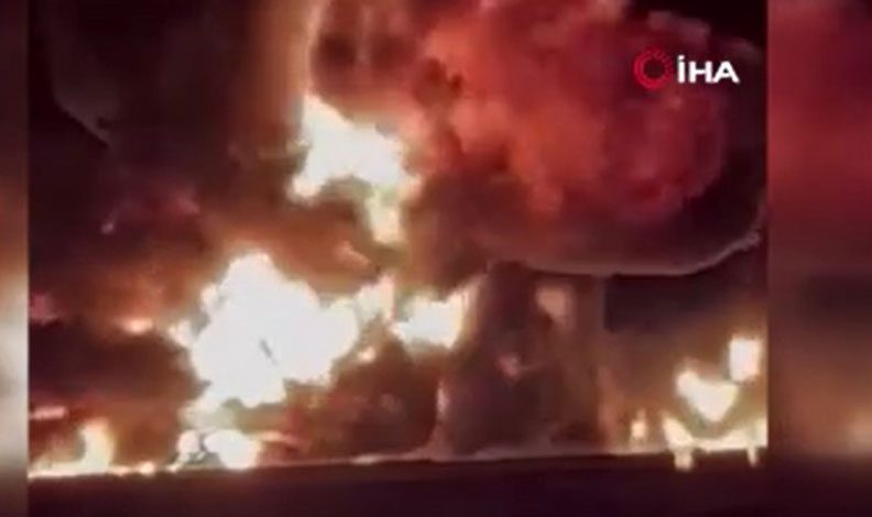 Suriye’de akaryakıt tankerleri çarpıştı: 1 ölü, 3 yaralı