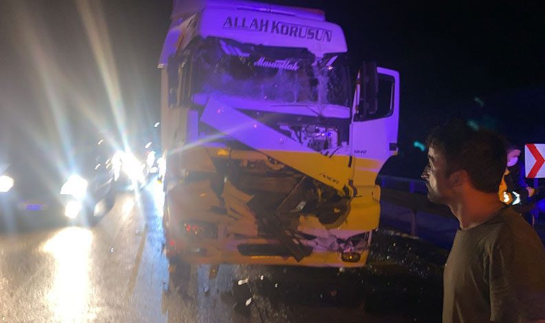 Kastamonu’da zincirleme trafik kazası: 1 yaralı