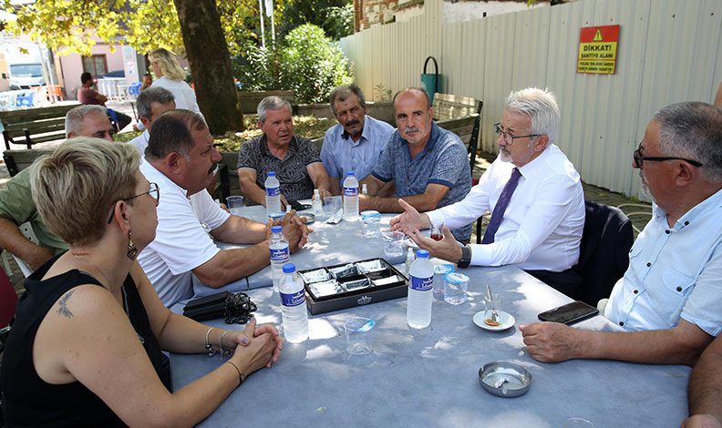 Turgay Erdem, Özlüce’de halkla buluştu