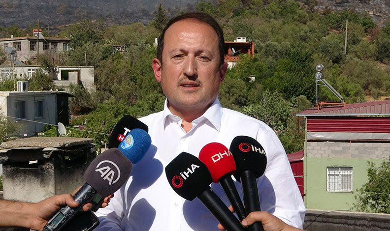 Mersin Valisi’nden orman yangını açıklaması