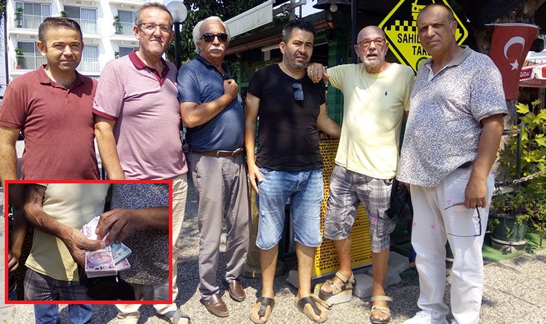 Muğla’da takside unutulan parayı sahibine ulaştırdı