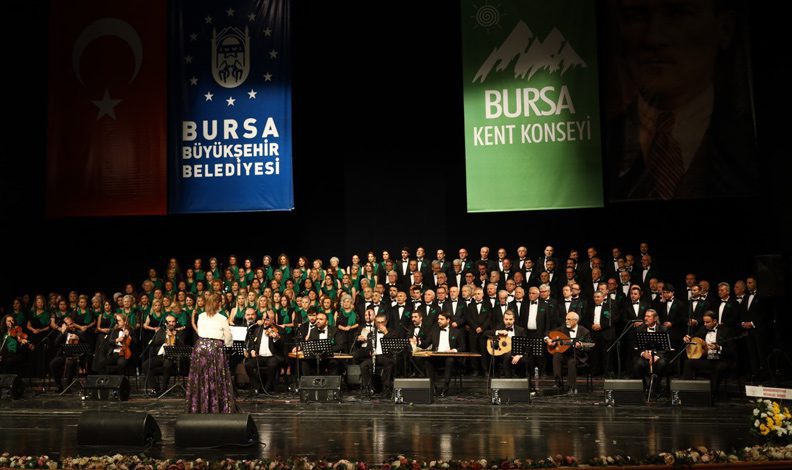 Bursa Şehir Korosu’ndan unutulmaz konser