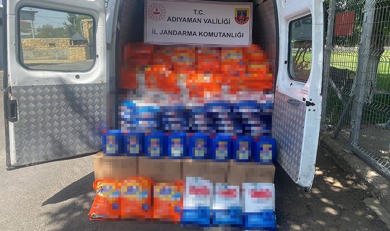 Ünlü markalara ait sahte deterjan ele geçirildi