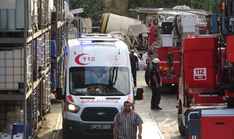 Kimya fabrikasında kazana düşen işçi öldü