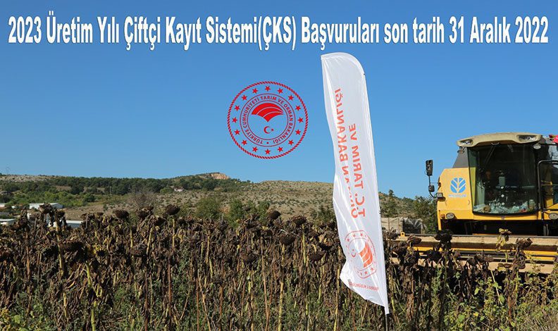 2023 yılı ÇKS başvuruları başladı