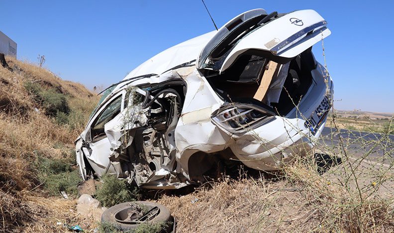 Diyarbakır’da trafik kazası: 2’si çocuk 4 yaralı