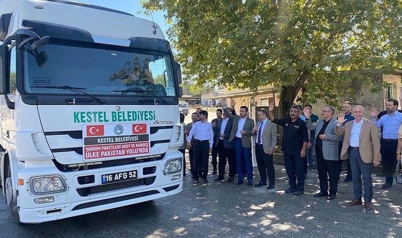 Kestel’den Pakistan’a insani yardım
