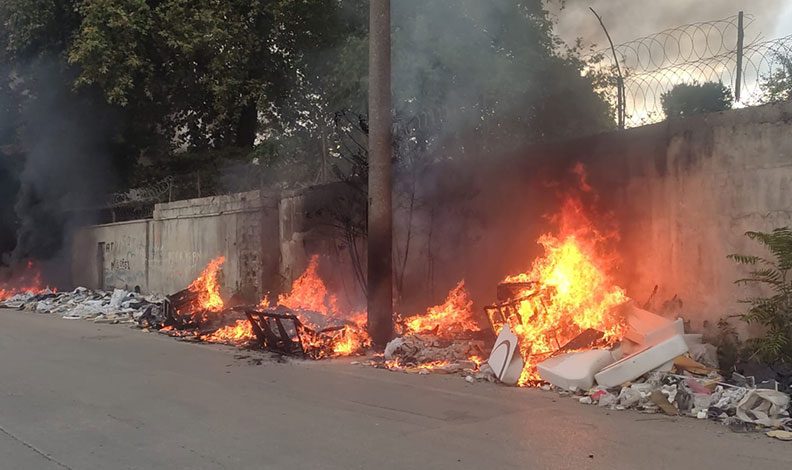 Bursa’da hurdacılar sitesinde yangın paniği