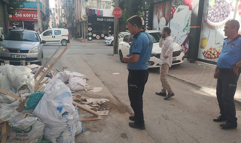 Gemlik’te inşaat atıklarına sıkı denetim