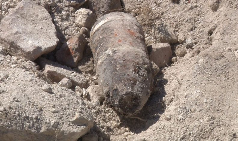 Edirne’de Balkan Savaşı’ndan kalma patlamamış top mermisi bulundu