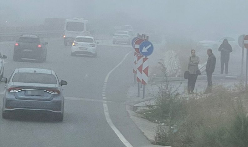 Bursa’da yoğun sis! Görüş mesafesi düştü